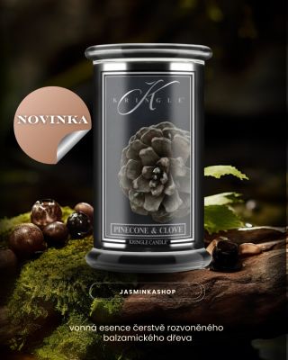 🎉 NOVINKA na Jasminkashop.cz 🎉 Do naší nabídky také dorazila elegantní novinka od Kringle Candle – Reserve Pinecone &...